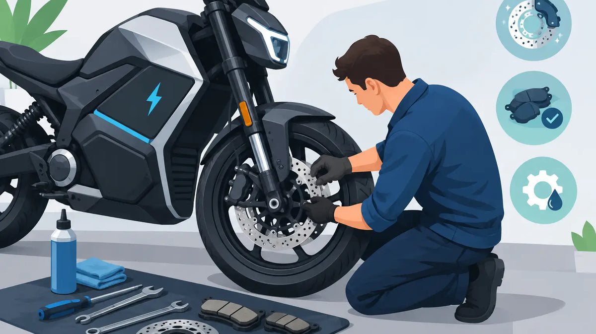 Electric Motorcycle Brake Maintenance That Works