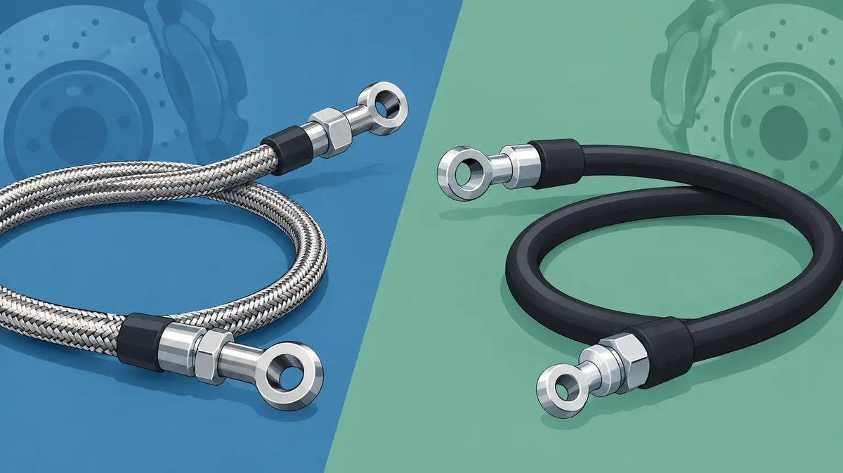 Braided Versus Rubber Brake Lines: What’s Better?