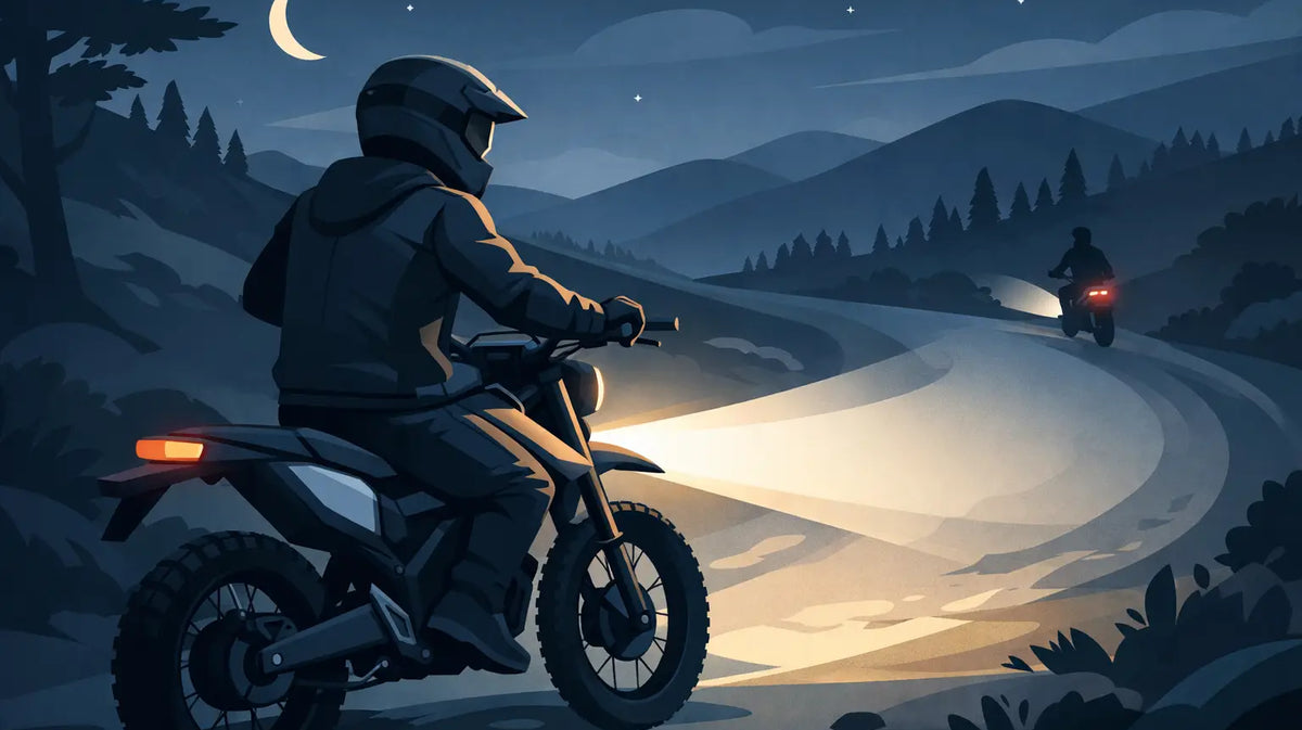 How E-Moto Lights for Night Riding Should Work