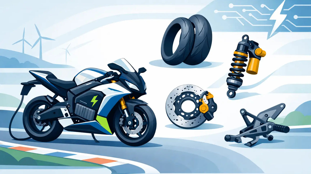Electric Motorcycle Track Performance Parts