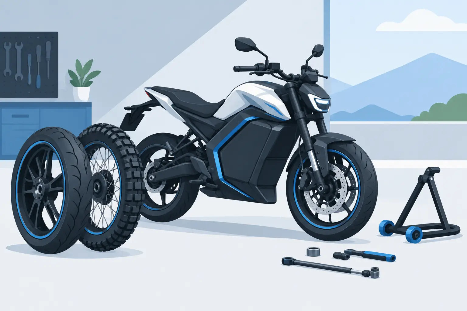 Electric Motorcycle Wheel Fitment Done Right
