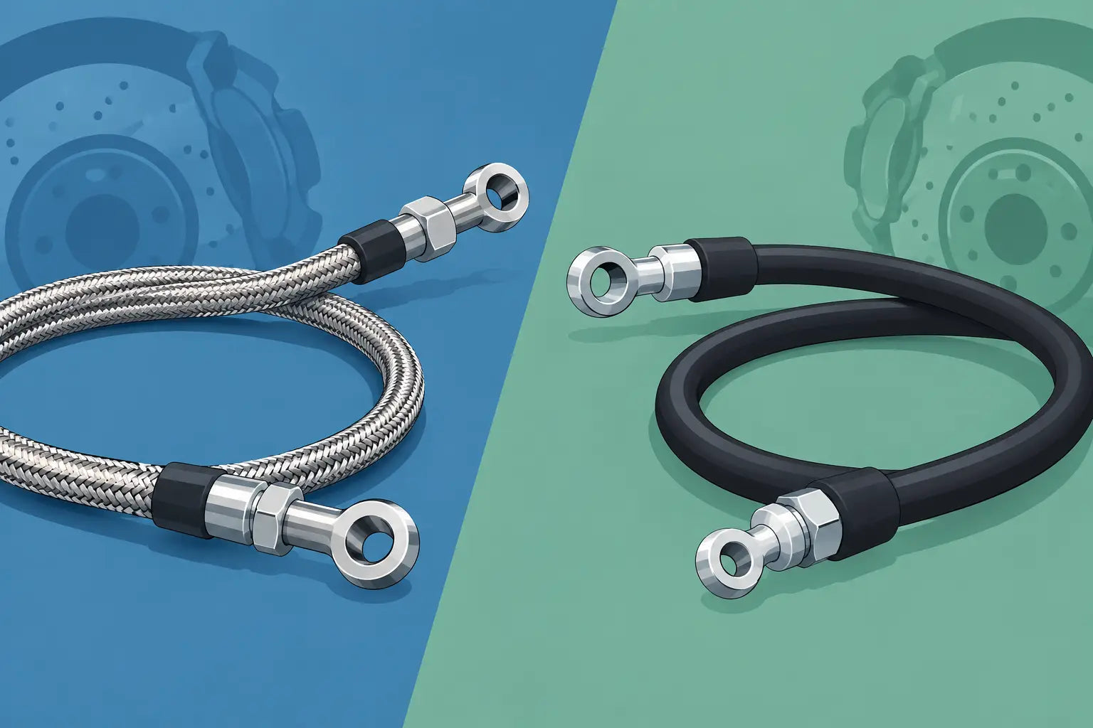 Braided Versus Rubber Brake Lines: What’s Better?