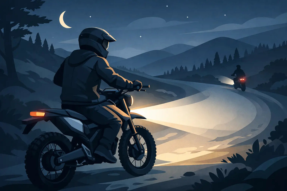 How E-Moto Lights for Night Riding Should Work